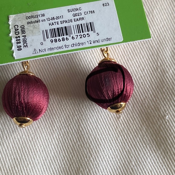 Kate Spade ball earrings - Picture 8 of 8